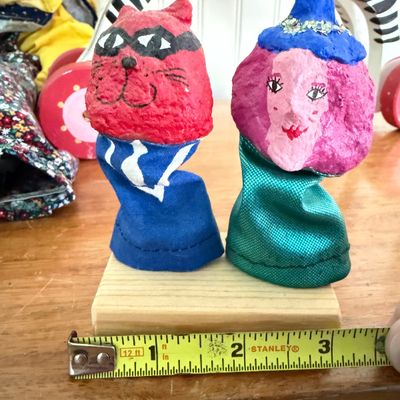 Vintage Folk Art Toy Lot