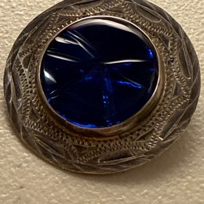 Mexican Silver Brooch / Pendant