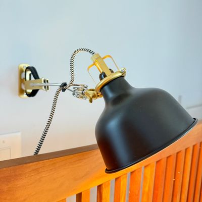 2 Adjustable Wall-Mounted Task Lamps, Industrial Modern Design - IKEA