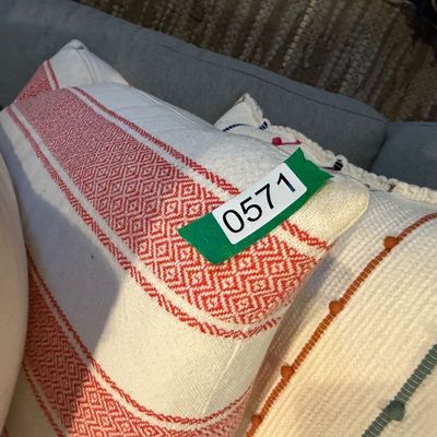 FOUR Large Decorative Pillows
