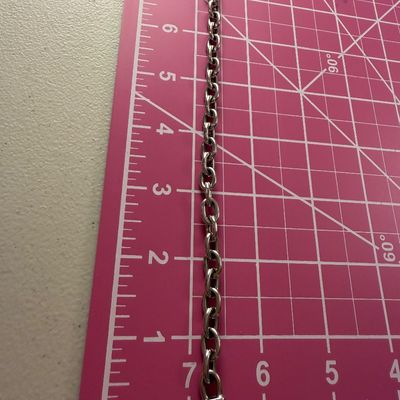 14k White Gold Italy Chain Bracelet