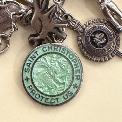 Vintage Charm Bracelet - Mostly Sterling