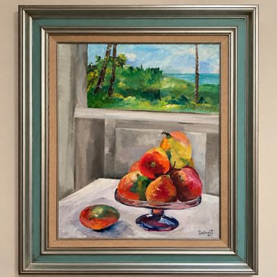 D. Wright Oil On Canvas Signed Framed Painting