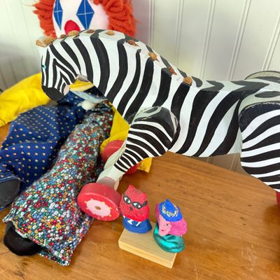 Vintage Folk Art Toy Lot
