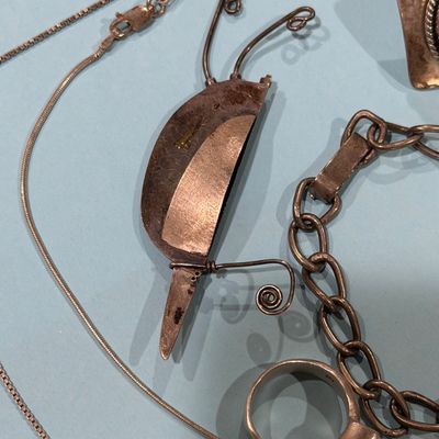 Mixed Sterling Jewelry Lot - Rings, Signed Brooch, Earrings, Bracelet