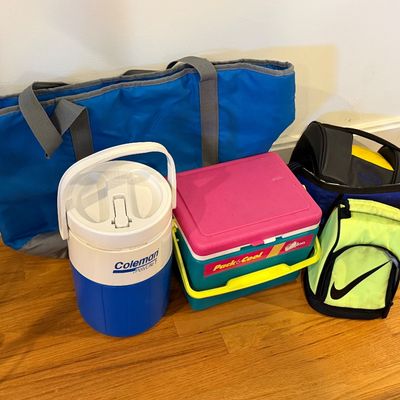 Plastic & Soft Coolers Lot- Nike, Coleman, Igloo