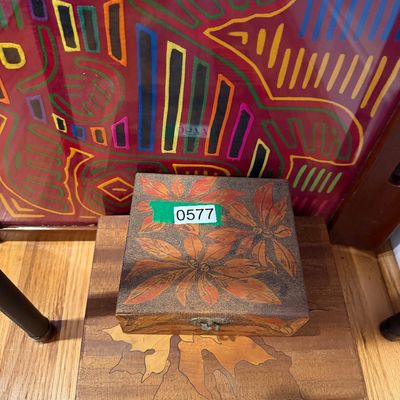Mid Century Serving Tray & Crafted Wooden Boxes