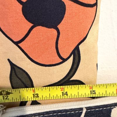 Lot of 2 Marimekko Bags - Marikylä (Mari Village) Fabric Tote + Kaika Mini Unikko Pouch