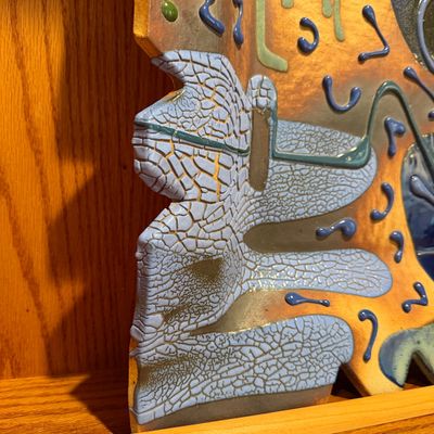 Matthew Patton Postmodern Ceramic Art Handcrafted Pottery 16”