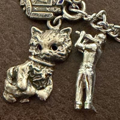 Vintage Charm Bracelet - Mostly Sterling