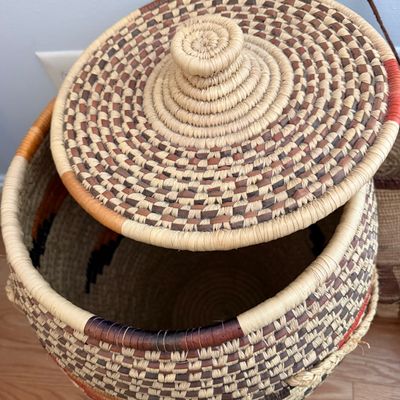 Lot of 6 Ethnographic Woven Basket & Vessel Collection