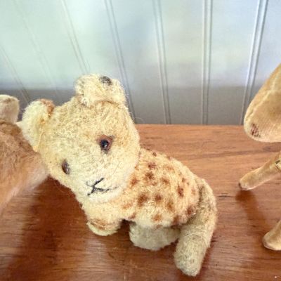 Mixed Lot of Vintage Steiff Plush Animals