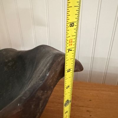 Rustic Carved Natural Wood Sculptural Bowl – Organic Primitive Style