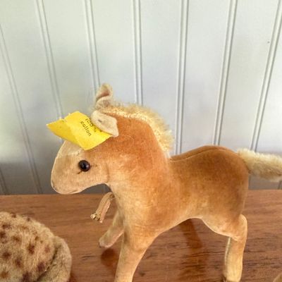 Mixed Lot of Vintage Steiff Plush Animals