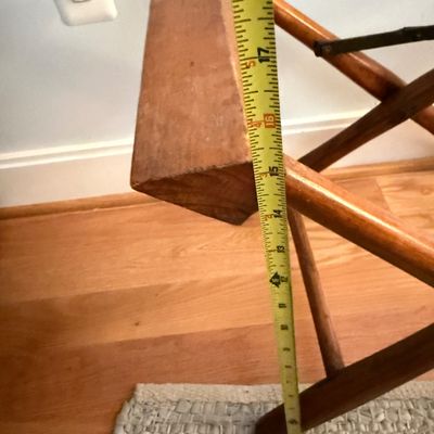 Antique Wooden Folding Luggage Rest / Suitcase Stand