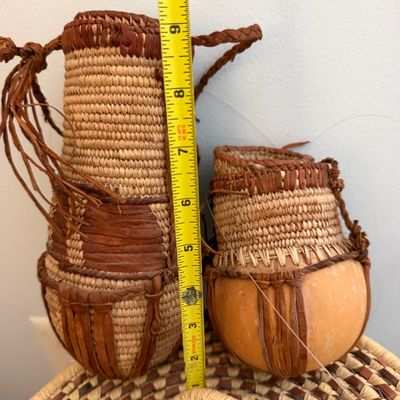 Lot of 6 Ethnographic Woven Basket & Vessel Collection
