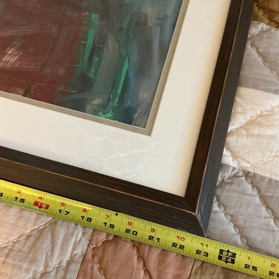 Hans Vorbusch Original Abstract Impressionist Professionally Matted / Framed