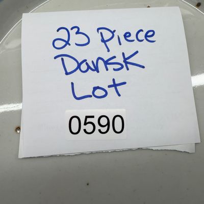 23 Piece Dansk Ceramic Dinnerware Lot Plates Bowls