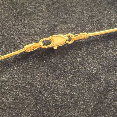 14k Yellow Gold Cartouche Handmade Egyptian Necklace & Pendant