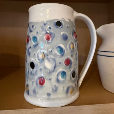 Lot of Studio Pottery Mugs, Pitchers, Bowls and Ceramic Pieces