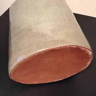 Large Glazed Pottery Vase