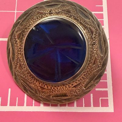 Mexican Silver Brooch / Pendant