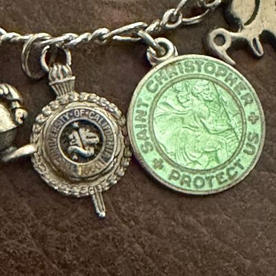 Vintage Charm Bracelet - Mostly Sterling