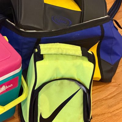 Plastic & Soft Coolers Lot- Nike, Coleman, Igloo