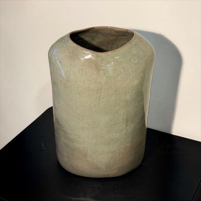 Large Glazed Pottery Vase