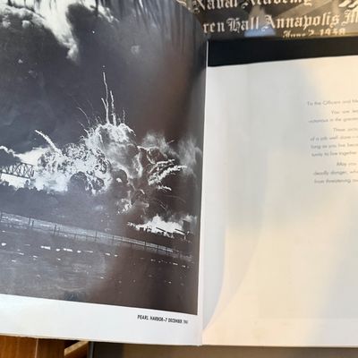 Vintage Navy War Photographs Book