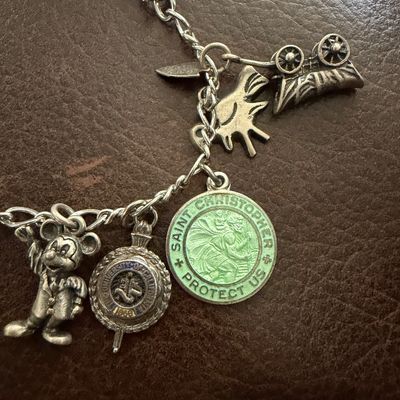 Vintage Charm Bracelet - Mostly Sterling
