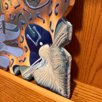 Matthew Patton Postmodern Ceramic Art Handcrafted Pottery 16”