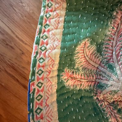 Vintage Hand Crafted Reversable Quilt