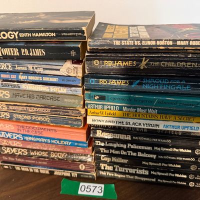 Vintage Mystery & Crime Paperback Book Lot, P.D. James, Dorothy L. Sayers & More