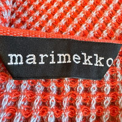 Marimekko Paraati Multicolor Striped Cotton Beach Towel by Fujiwo Ishimoto, 35” × 72”