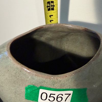 Large Glazed Pottery Vase