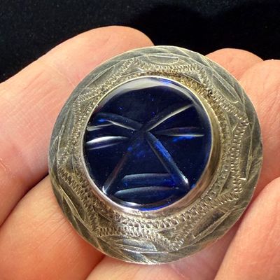 Mexican Silver Brooch / Pendant