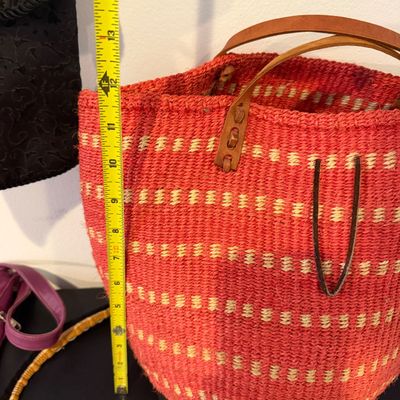 Mixed Lot of Artisan Purses, Vintage Kiondo Woven Bag, Handmade Guatemalan Bags, Crossbody & Shoulder Bags
