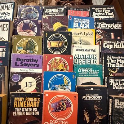 Vintage Mystery & Crime Paperback Book Lot, P.D. James, Dorothy L. Sayers & More