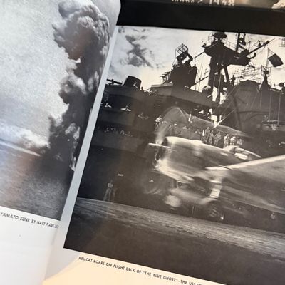 Vintage Navy War Photographs Book