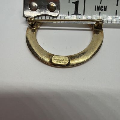 Vintage C. 1940s–1950s Winard Gold-Filled Engraved Brooch Jewelry