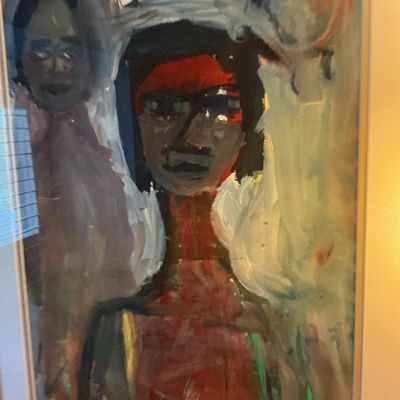 Hans Vorbusch Original Abstract Impressionist Professionally Matted / Framed