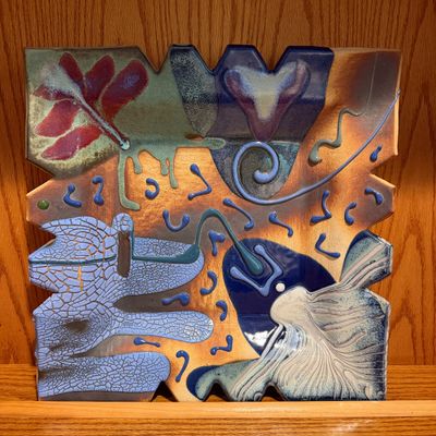 Matthew Patton Postmodern Ceramic Art Handcrafted Pottery 16”