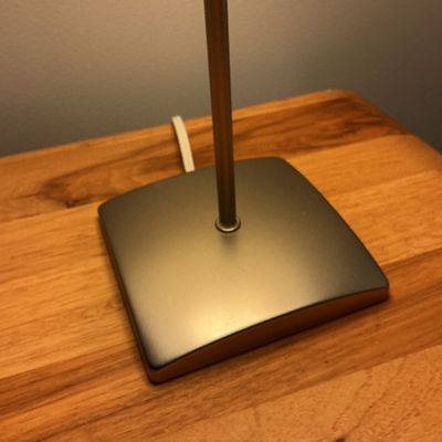 Pair of Modern Table Lamps w Metal Base