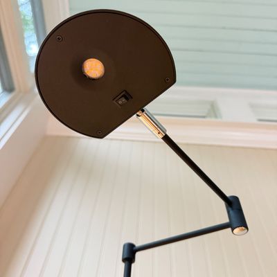 2 “Plus Black” Adjustable LED Floor Reading Lamps, Model T2057A