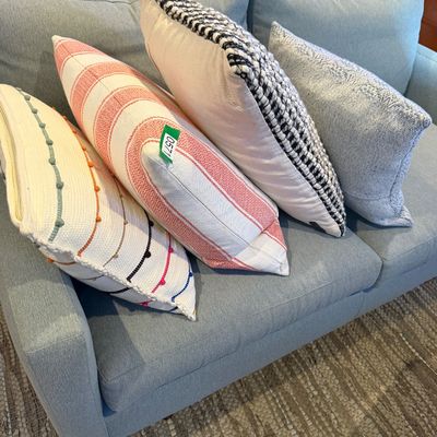 FOUR Large Decorative Pillows