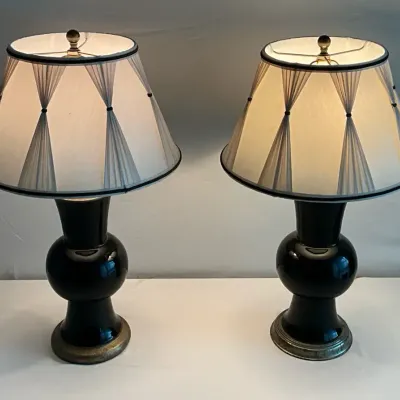 Hollywood Regency Style Lamps