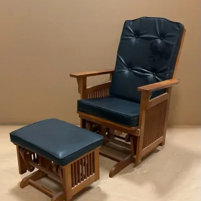 Black Glider Rocking Chair
