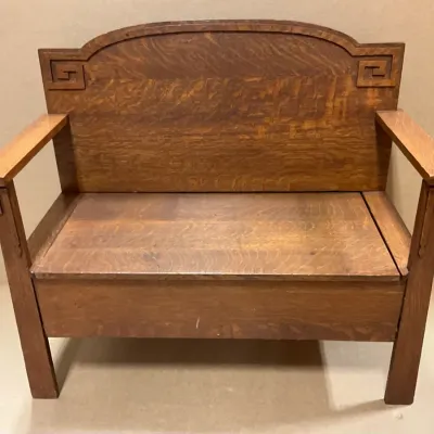 Hinged Wooden Bench