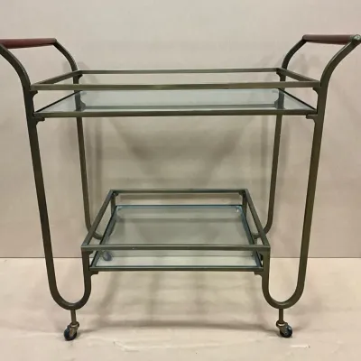 Glass Bar Cart